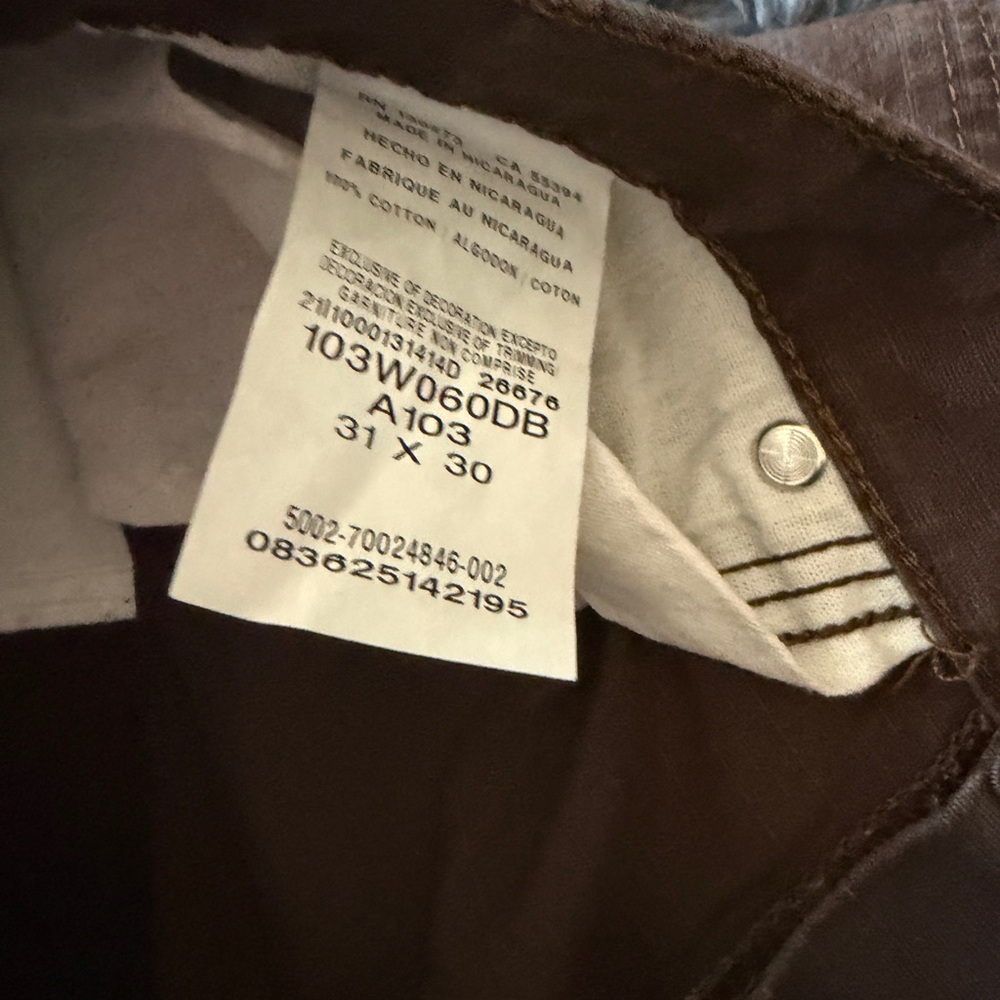 Wrangler Men's Tan Cargo Pants - Picture 3 of 4